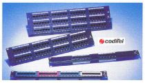 Patch Panel 19" 24p. UTP c.5e con supp.