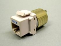 Presa UTP c.6 inn.Rapido RJ45 bianca >