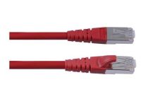 P.Cord.FTPc.5e PVC rosso mt.3,0 (10pz)**